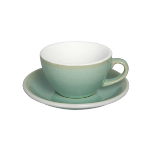 Open image in slideshow, Flat White Cup + Saucer
